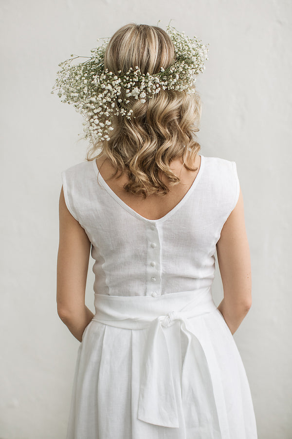 Linen Bridal Belt