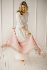 Linen Wedding Shawl